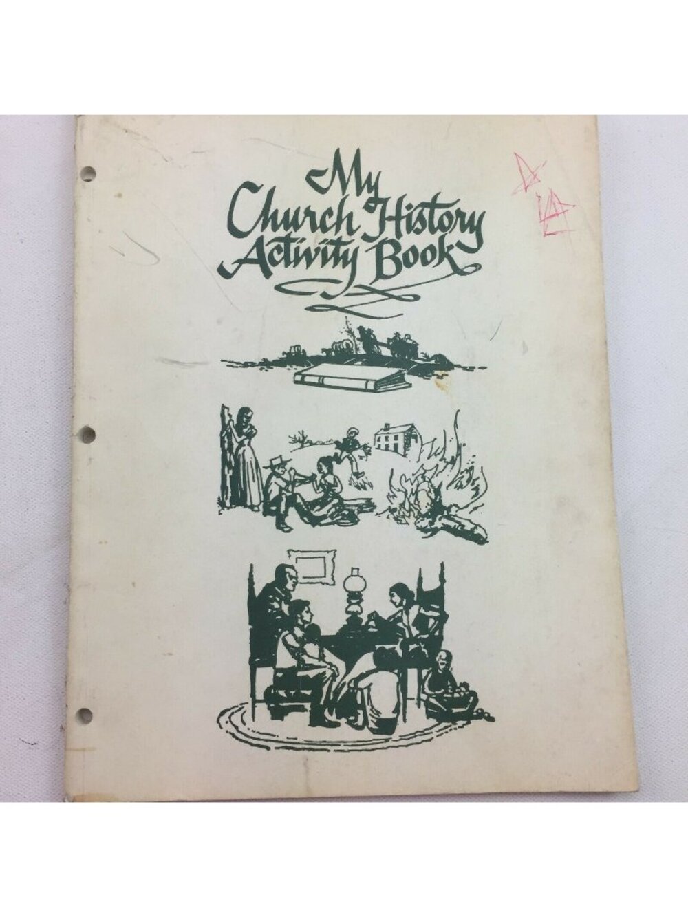 1968 My Church History Activity Book Lessons Coloring Building LDS Jesus Christ